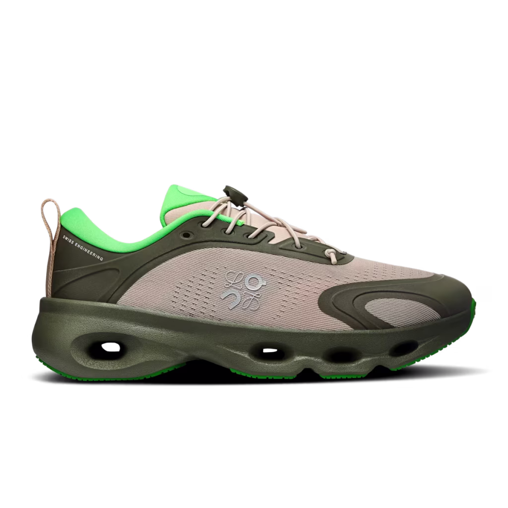 Cloudsolo LOEWE Verde Caqui Con Color Arena 01