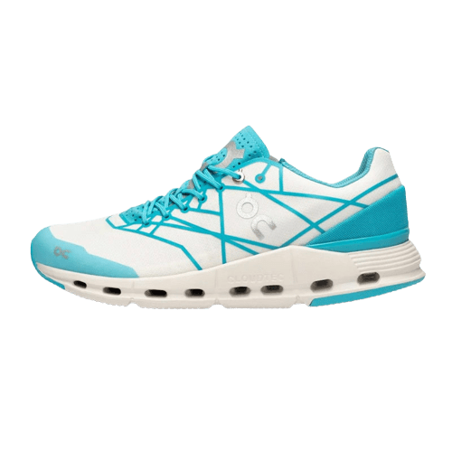 Zapatos blancos y azules On Cloud Nova 01